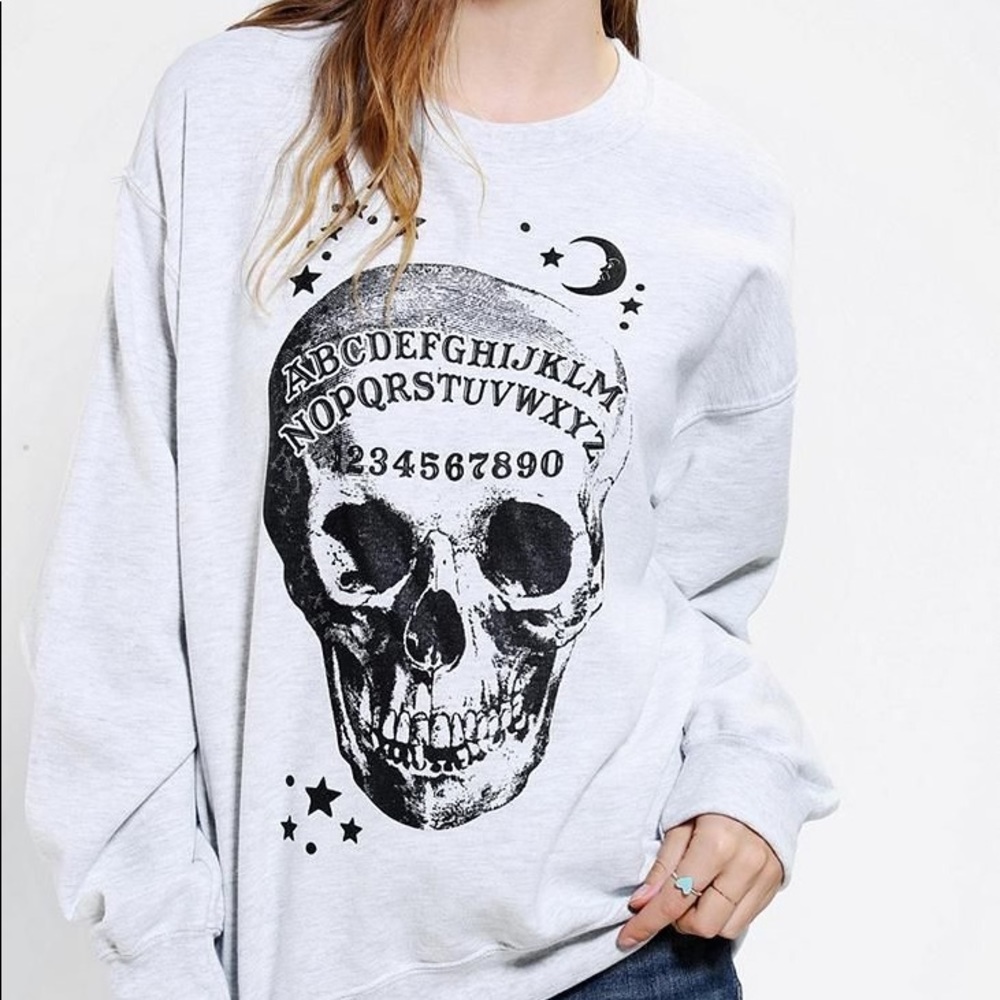 ISO Urban Outfitters Ouija Skull Crewneck
